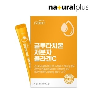 헬스하우스 내츄럴플러스 에버핏 글루타치온 저분자 콜라겐C 4g 30포 (1개)