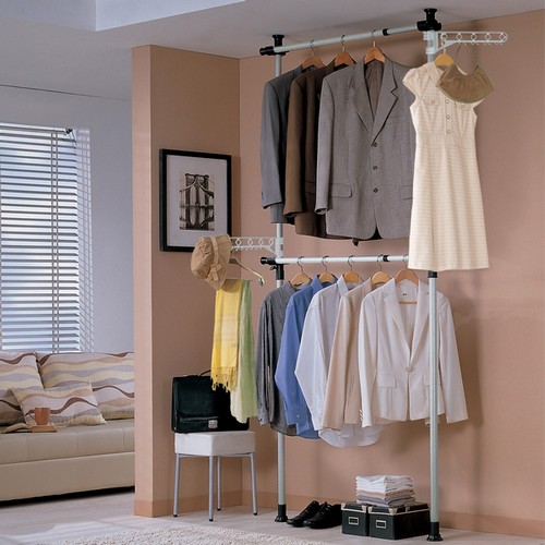 가화행거 실속형 2단 옷걸이 팔행거_이미지