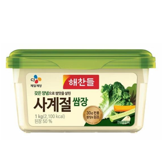 CJ제일제당 해찬들 사계절 쌈장 1kg (2개)