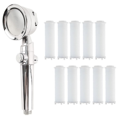 홈다움 프리미엄 4way 내맘대로수압조절 마사지 필터샤워기 (바디필터 10개)_이미지