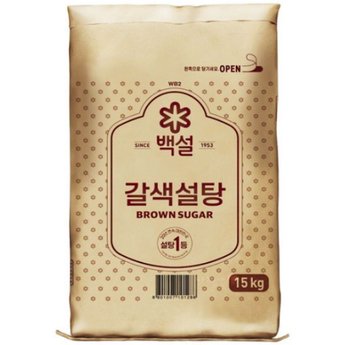 백설 갈색설탕 15kg (7개)_이미지