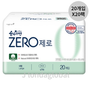 순수한면 제로 대형 20개 (20팩(400개))_이미지