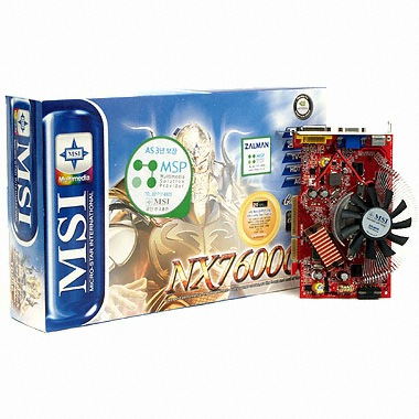 MSI 지포스 7600GS NX7600GS-TD256 AGP 256MB 잘만 MSP