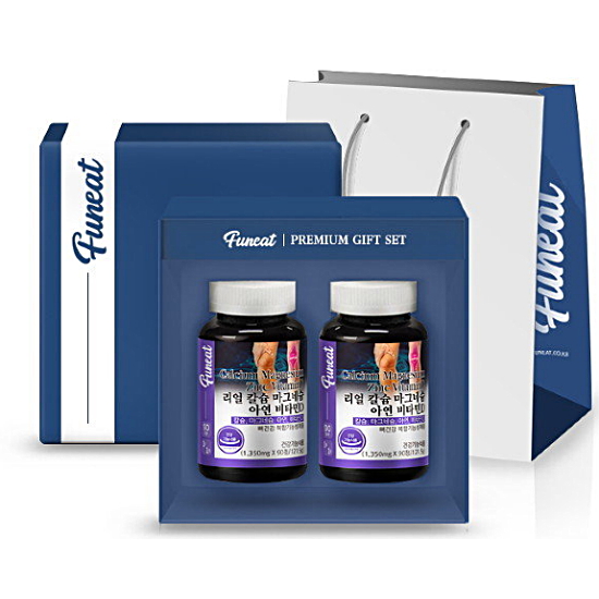 퍼니트 리얼 칼슘 마그네슘 아연 비타민D 90정 2개입 세트 (1개)_이미지