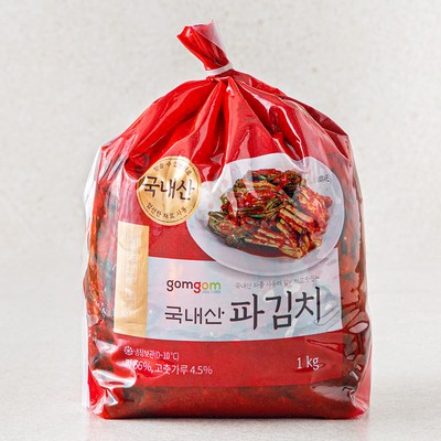 곰곰 국내산 파김치 (1kg,1개)_이미지