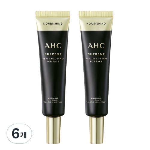 카버코리아 AHC 슈프림 리얼 아이크림 포 페이스 30ml (6개)