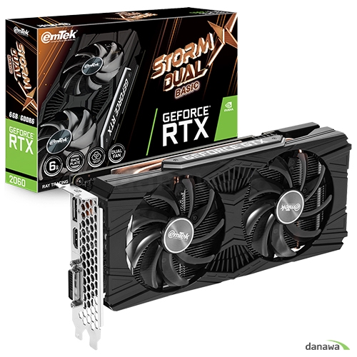이엠텍 지포스 RTX 2060 STORM X Dual BASIC D6 6GB