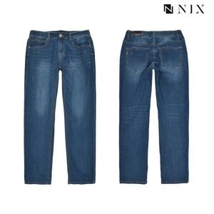 닉스 남 저온스 밴딩 스트레이트 데님 FNPMDDS101M_이미지