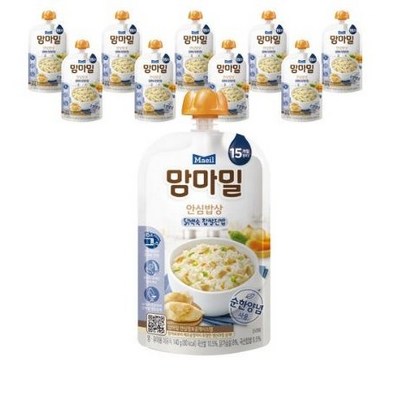 매일유업 맘마밀 안심밥상 닭백숙 찹쌀진밥 140g (40개)_이미지