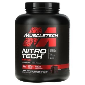 머슬테크 아이허브 니트로테크 리피드 단백질 초콜릿퍼지브라우니 1.81kg 빠른직구_이미지