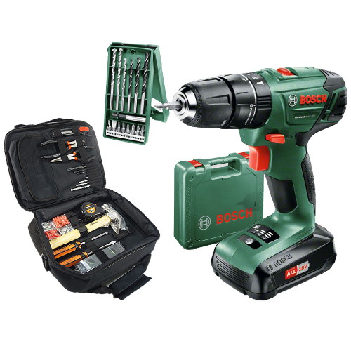 Advanced Impact 1800 만능 충전 전동드릴 공구세트