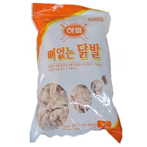 하림 뼈없는 닭발 1kg (1개)
