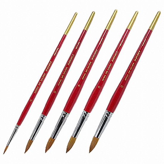 바바라 수채화붓 30R (5본조)_이미지