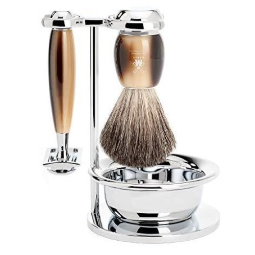 비보 클래식 안전면도기 + 면도 볼 세트