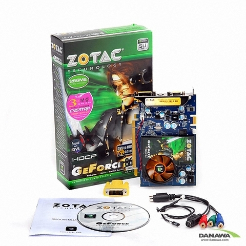 ZOTAC 지포스 8600GT DDR2 256MB HDMI_이미지