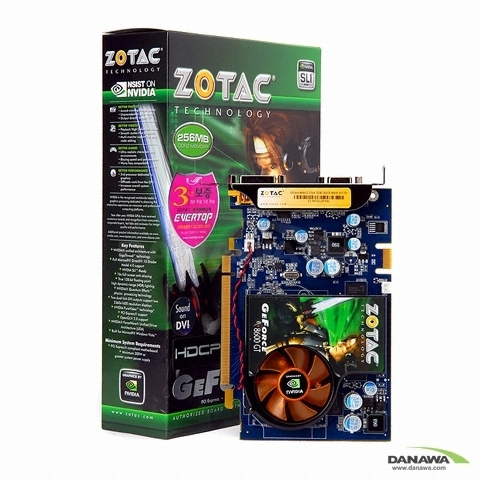 ZOTAC 지포스 8600GT DDR2 256MB HDMI_이미지