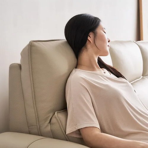 리바트 라에르 천연가죽 소파 4인용_이미지