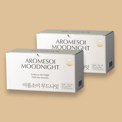  엔바이오 아롬소이 무드나잇 나이트리프레셔 수면음료 120ml [20개]