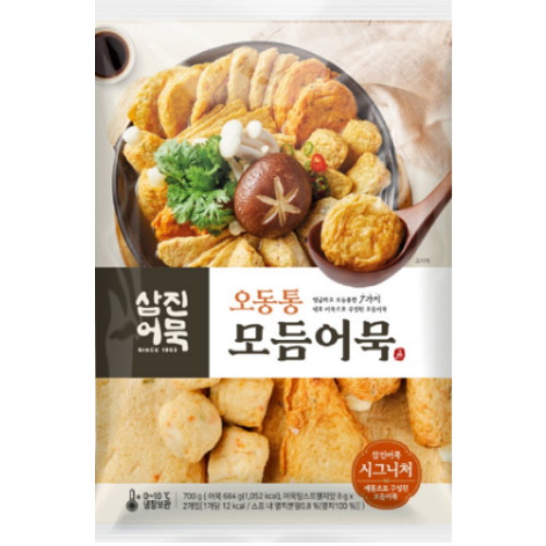 삼진식품 삼진어묵 오동통 모듬어묵 700g (3개)