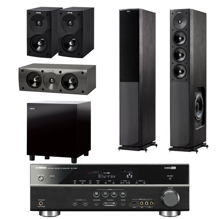 야모 S608 5.1채널 + 야마하 AV리시버 (RX-V667, SUB-210)_이미지