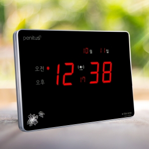 페니투스 디지털 LED 벽걸이 시계 RTIM-SH25R_이미지