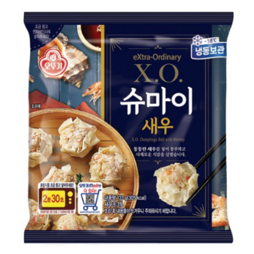 오뚜기 X.O. 슈마이 새우 133g (3개)