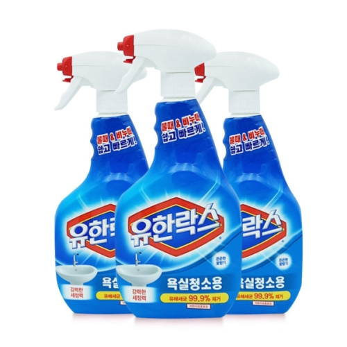 유한양행 유한락스 욕실청소용 715ml (3개)