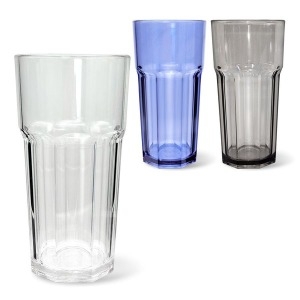 미르 PC컵 8각컵 600ml 20온스 카페 음료 다회용 플라스틱 리유저블컵_이미지