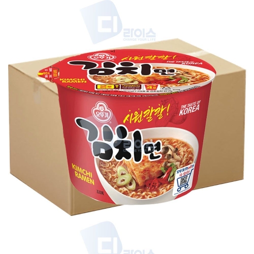 오뚜기 김치면 큰컵 105g (24개)