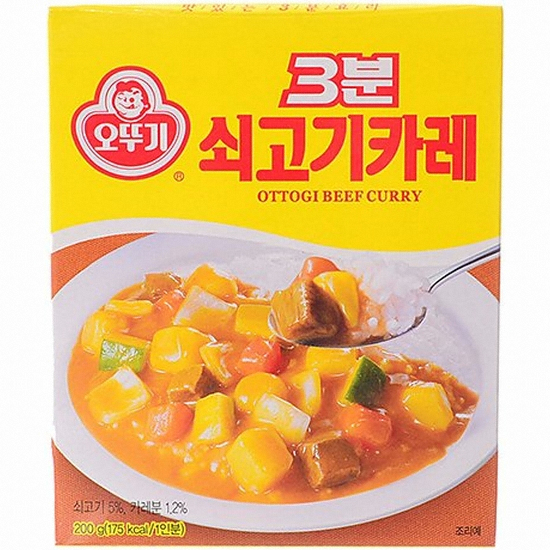 오뚜기 3분 쇠고기카레 200g (14개)_이미지