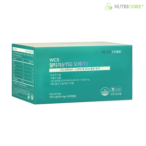 뉴트리코어 NCS 알티지 오메가3 834mg 300캡슐 (1개)_이미지
