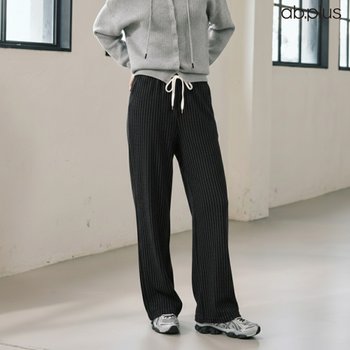 Ab.plus 스트라이프 와이드 밴딩 팬츠 LSA2MP32A