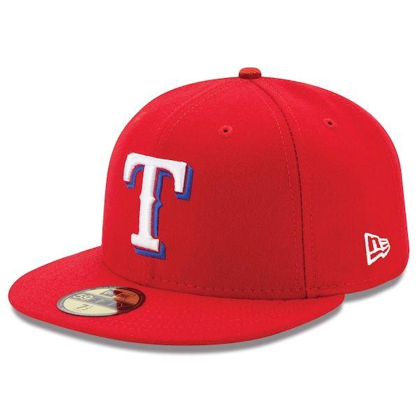 MLB 뉴에라 모자 텍사스 레인저스 Alternate Authentic Collection On Red 1181708_이미지