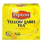 유니레버 립톤 홍차 옐로우 라벨티 티백 100티백 (1개)_이미지
