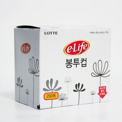 롯데알미늄 이라이프 일회용 봉투컵 (4,000개)