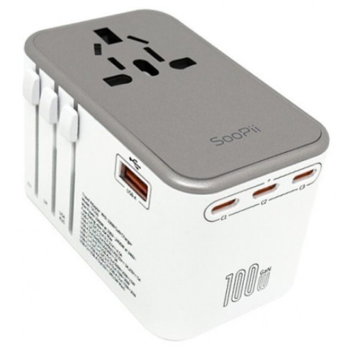 SooPii 멜로디코리아 GaN 100W PD 멀티플러그 TA100