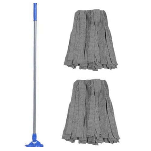 월드크린 파워홀드마포대 150cm + 극세사 마포걸레 2개_이미지