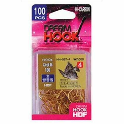 해동조구사 HDF HH-567 드림훅 감성돔 쌍등침 금 덕용 100