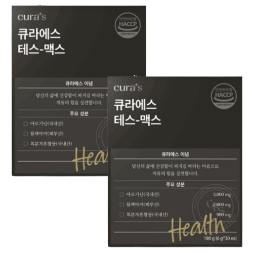 엠엘오코리아 큐라에스 테스맥스 30포 (2개)_이미지