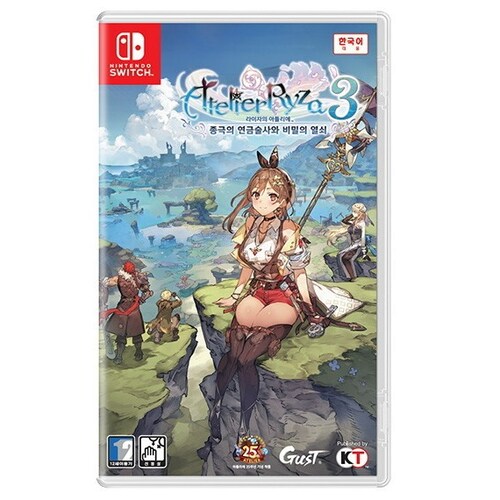 거스트 라이자의 아틀리에3: 종극의 연금술사와 비밀의 열쇠 한글판 (SWITCH, 패키지칩)