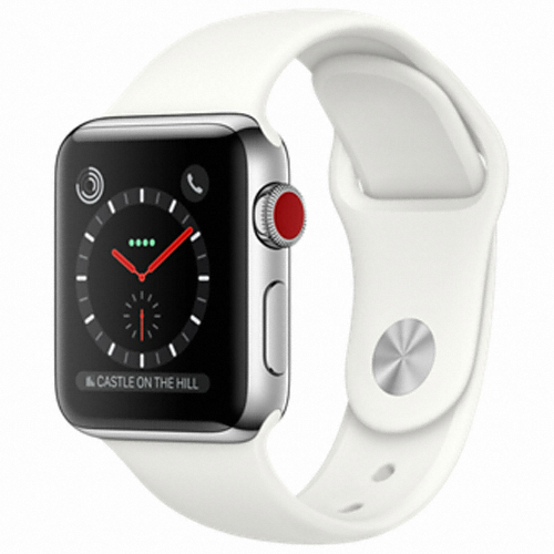 APPLE 워치 시리즈3 38mm Cellular 스테인리스 스틸 (스포츠밴드)_이미지