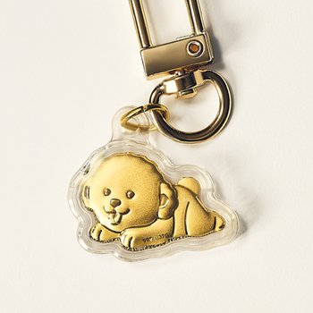 수앤진골드  비숑 키링 0.02g[1개]