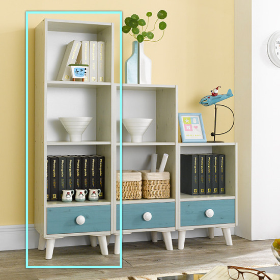 우아미가구 폴른 4단 책장 (40cm)_이미지