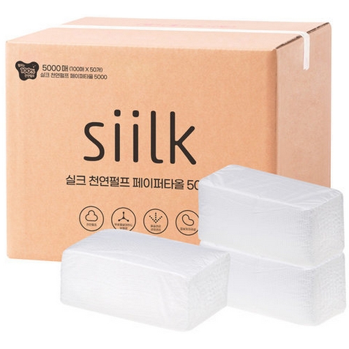 실크 천연펄프 페이퍼타월 (5,000매)_이미지