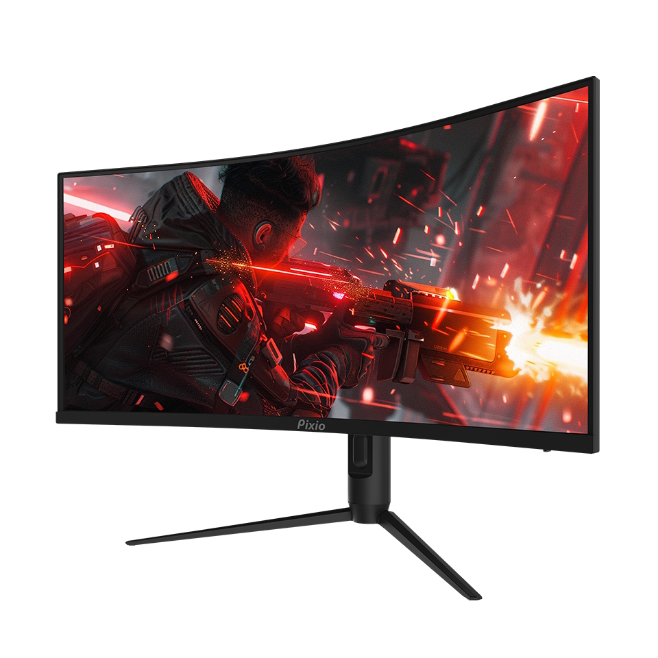 Pixio PXC348CNW 커브드네오 UWQHD 180 게이밍 블랙_이미지