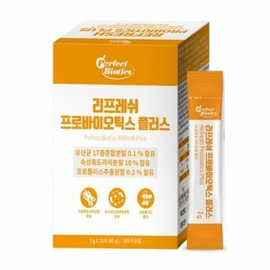 퍼펙트바이오틱스 리프레쉬 프로바이오틱스 프롤린 플러스 30포 (3개)_이미지