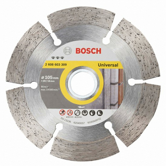 보쉬 4인치 석재 콘크리트용 다이아몬드 컷팅 디스크_이미지