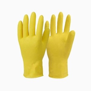 미니 고무장갑 노란색 대형 10개 W89539E