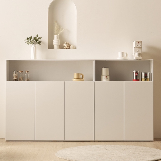 아씨방가구 샌프란 3단 오픈 틈새 수납장 2000_이미지