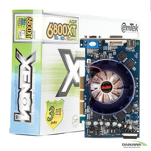 이엠텍 XENON 지포스 6800XT 128MB AGP_이미지